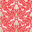 Scandanavian Red - Gift Wrap - Ream Gift Wrap Roll (30" x 833 ft.)