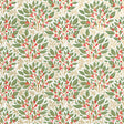 Holly Tapestry White - Gift Wrap - Jumbo Roll (30" x 10 ft.)