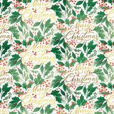 Merry Christmas - Gift Wrap - Ream Gift Wrap Roll (30" x 833 ft.)