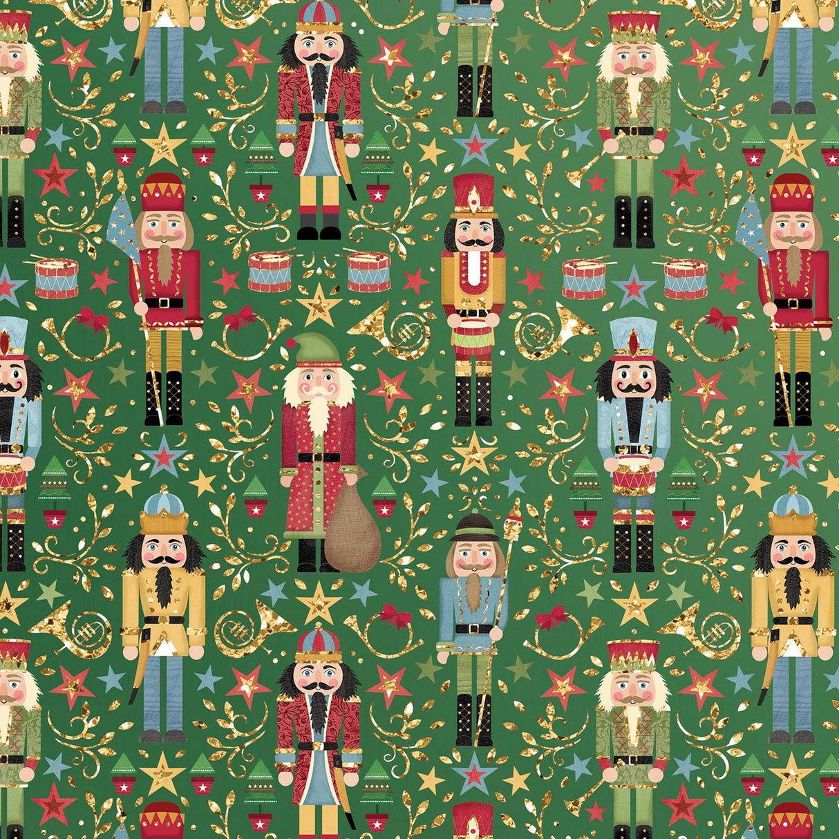 Sparkling Nutcracker - Gift Wrap - Ream Gift Wrap Roll (30" x 833 ft.)