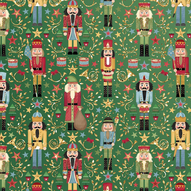 Sparkling Nutcracker - Gift Wrap - Ream Gift Wrap Roll (30" x 833 ft.)