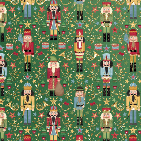 Sparkling Nutcracker - Gift Wrap - Ream Gift Wrap Roll (30" x 833 ft.)