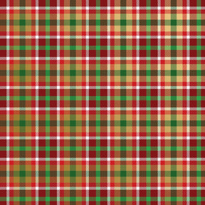 Christmas Plaid - Gift Wrap - Jumbo Roll (30" x 10 ft.)