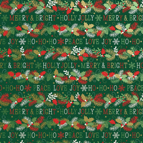 Merry & Bright - Gift Wrap - Ream Gift Wrap Roll (30" x 833 ft.)