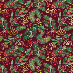 Winter Foliage - Gift Wrap - Ream Gift Wrap Roll (30" x 833 ft.)