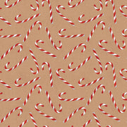 Candy Cane Glitter - Gift Wrap - Jumbo Roll (30" x 10 ft.)