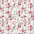 Cozy Gnomes - Gift Wrap - Jumbo Roll (30" x 10 ft.)