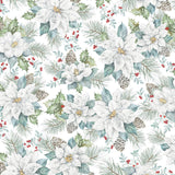 Snowdrift Floral - Gift Wrap — primary image
