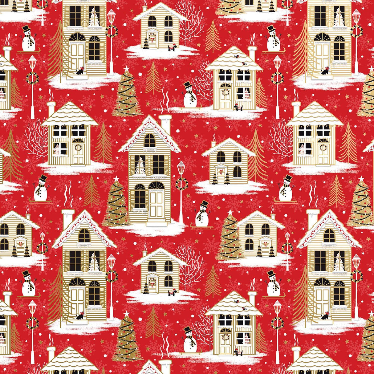 Hometown Holiday - Gift Wrap - Jumbo Roll (30" x 10 ft.)