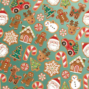 Christmas Cookies - Gift Wrap - Jumbo Roll (30" x 10 ft.)