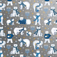 Hanukkah Bears - Gift Wrap - Jumbo Roll (30" x 10 ft.)