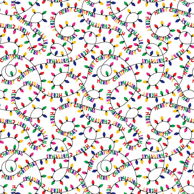Merry Lights - Gift Wrap - Ream Gift Wrap Roll (30" x 833 ft.)