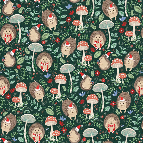 Holiday Hedgehog - Gift Wrap - Jumbo Roll (30" x 10 ft.)