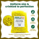 10 LB Yellow Crinkle Paper