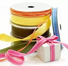 Saddle Stitch Grosgrain Ribbon