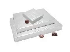Royal Silver Rigid Candy Boxes