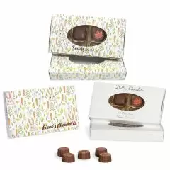 1/2 lb & 1 lb Candy Boxes - 1 Piece Solid Bottom
