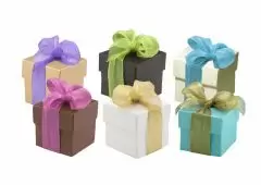 Embossed 2 x 2 x 2" Favor Boxes
