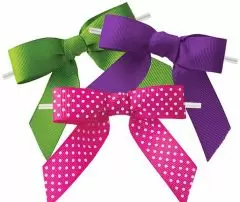 Grosgrain Twist Tie Bows