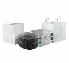 Plastic Restaurant To Go Bags