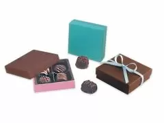 Rigid Candy Boxes - Holds 4 Truffles