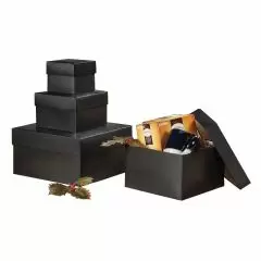 Black Gift Boxes - Lid and Base