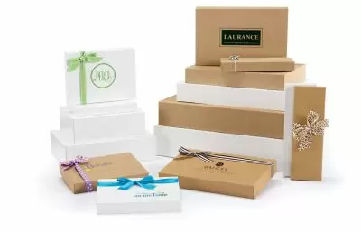 Apparel Boxes - White and Kraft