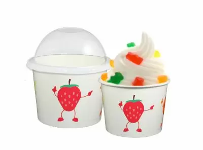 Dancing Fruit Ice Cream Cups