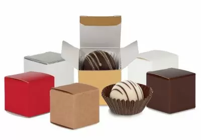Cube Truffle Candy Boxes
