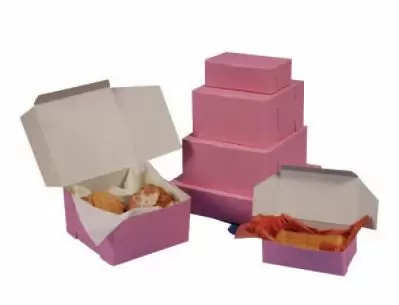 Pink Cake & Pastry Boxes