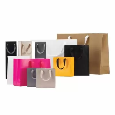 Manhattan Gift Bags with Grosgrain Ribbon Handle