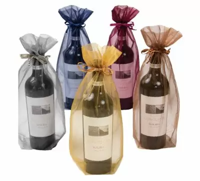 Organza Wine Bags