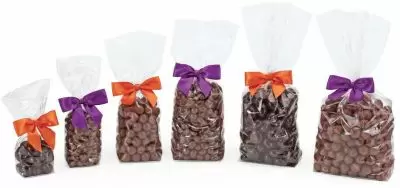 Clear Hard Bottom (Cardboard) Candy Bags