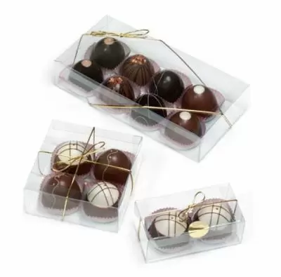 Clear Truffle Boxes