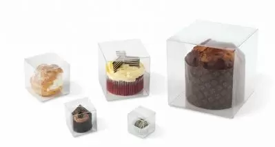 Clear Cube Candy Boxes