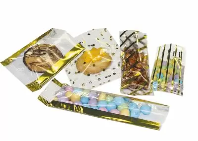 Flat Foil Accent Candy & Cookie Bags