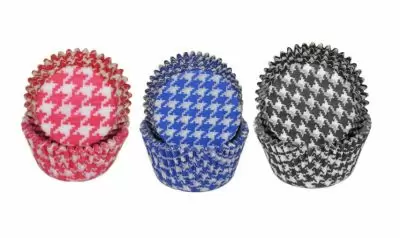 Houndstooth Cupcake Liners and Candy Cups