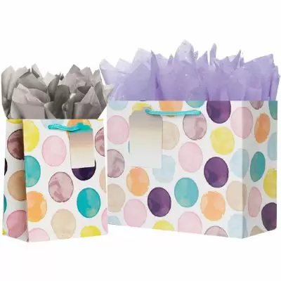 Painted Dot Bags & Gift Wrap