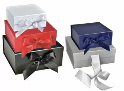 Ribbon Tie Magnetic Gift Boxes - Matte Ceco