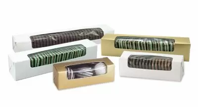 Long Narrow Candy Boxes for Mints with Window