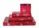 Red Snowflake Rigid Candy Boxes