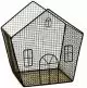 Black - Metal Wire House - 8 x 6.25 x 9