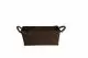 Expresso - Faux Leather Black Handles - Side Handle Basket - 13 x 7 x 6