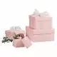 Light Pink Blush Boxes - Lid and Base
