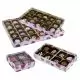 Watercolor Valentine Hearts - Clear Lid Rigid Candy Boxes