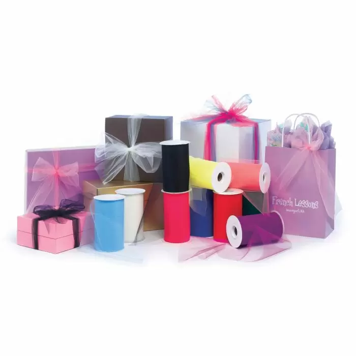 Tulle for gift baskets and boxes Box and Wrap
