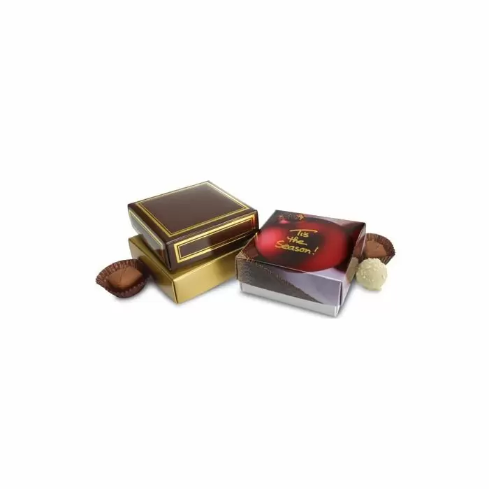 3 oz. Square Candy Boxes - Colors and Designs - Box and Wrap