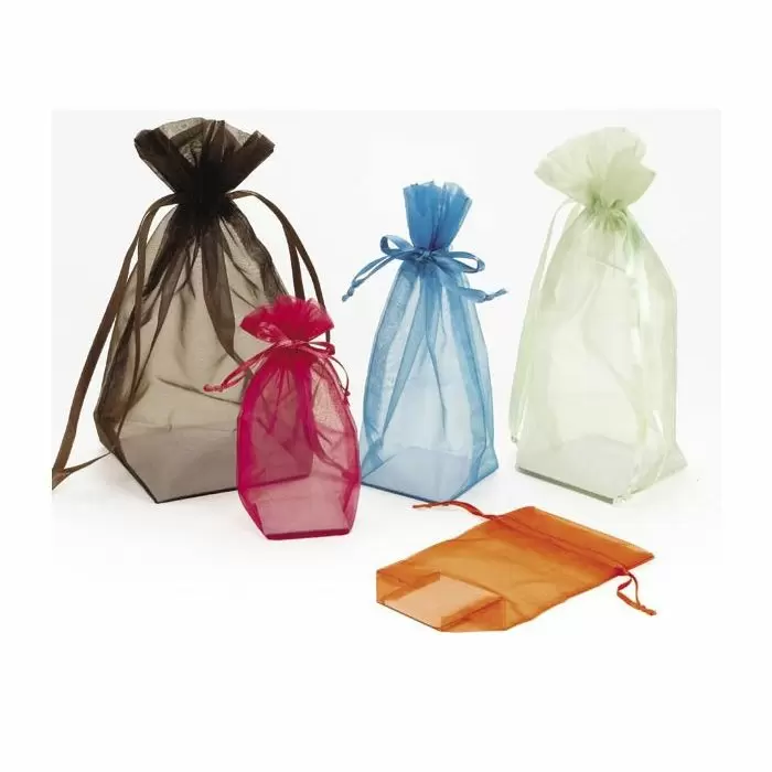 Organza Bag Cardboard Bottom Drawstring