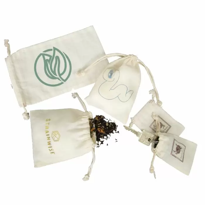 Cotton Drawstring Pouches Box Wrap