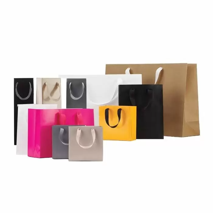 Glossy gift bags wholesale outlet